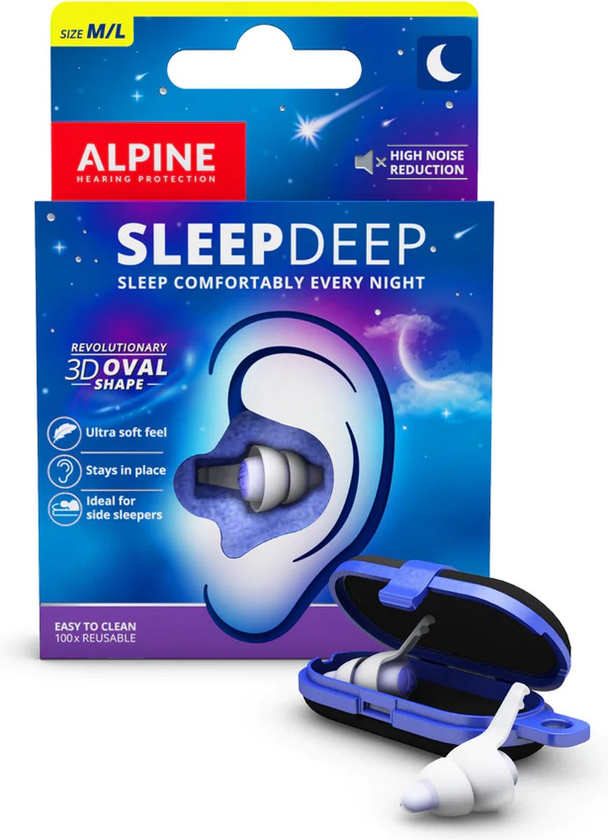 Alpine SleepDeep - Oordoppen voor slapen-