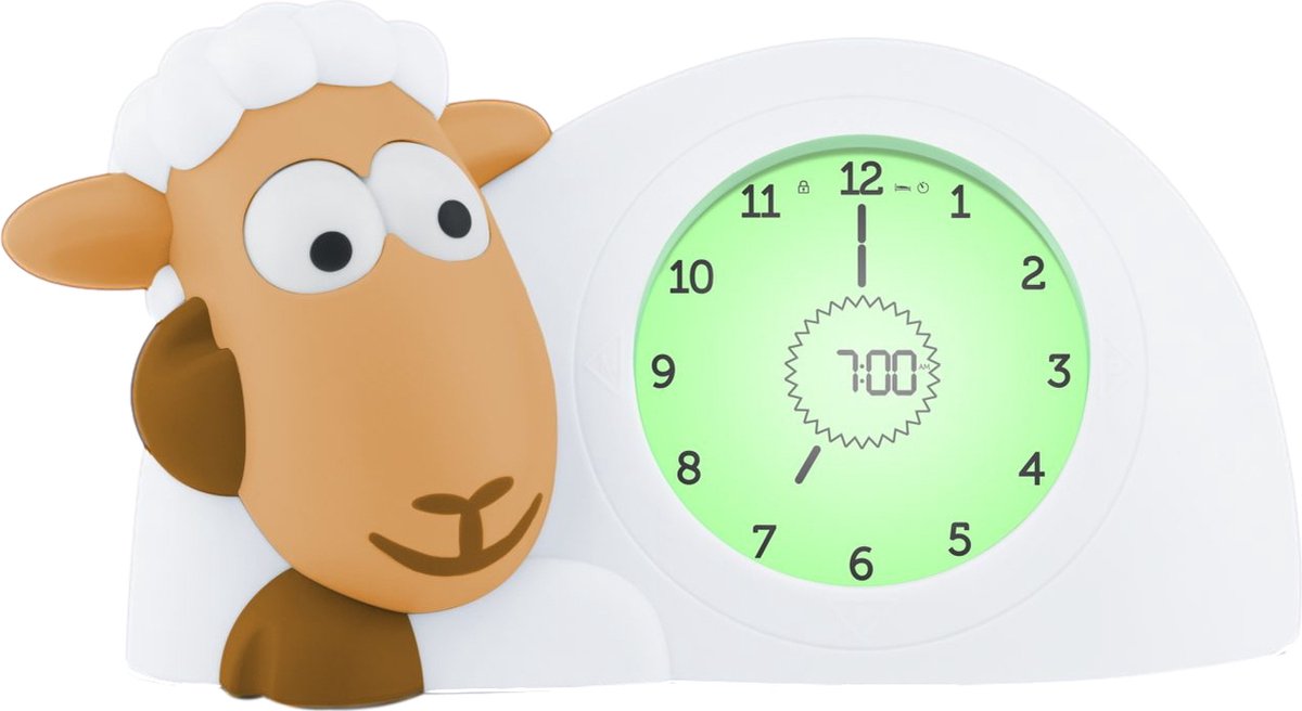 Zazu Sam Slaaptrainer Schaap Bruin Kinderwekker ZA-SAM-8
