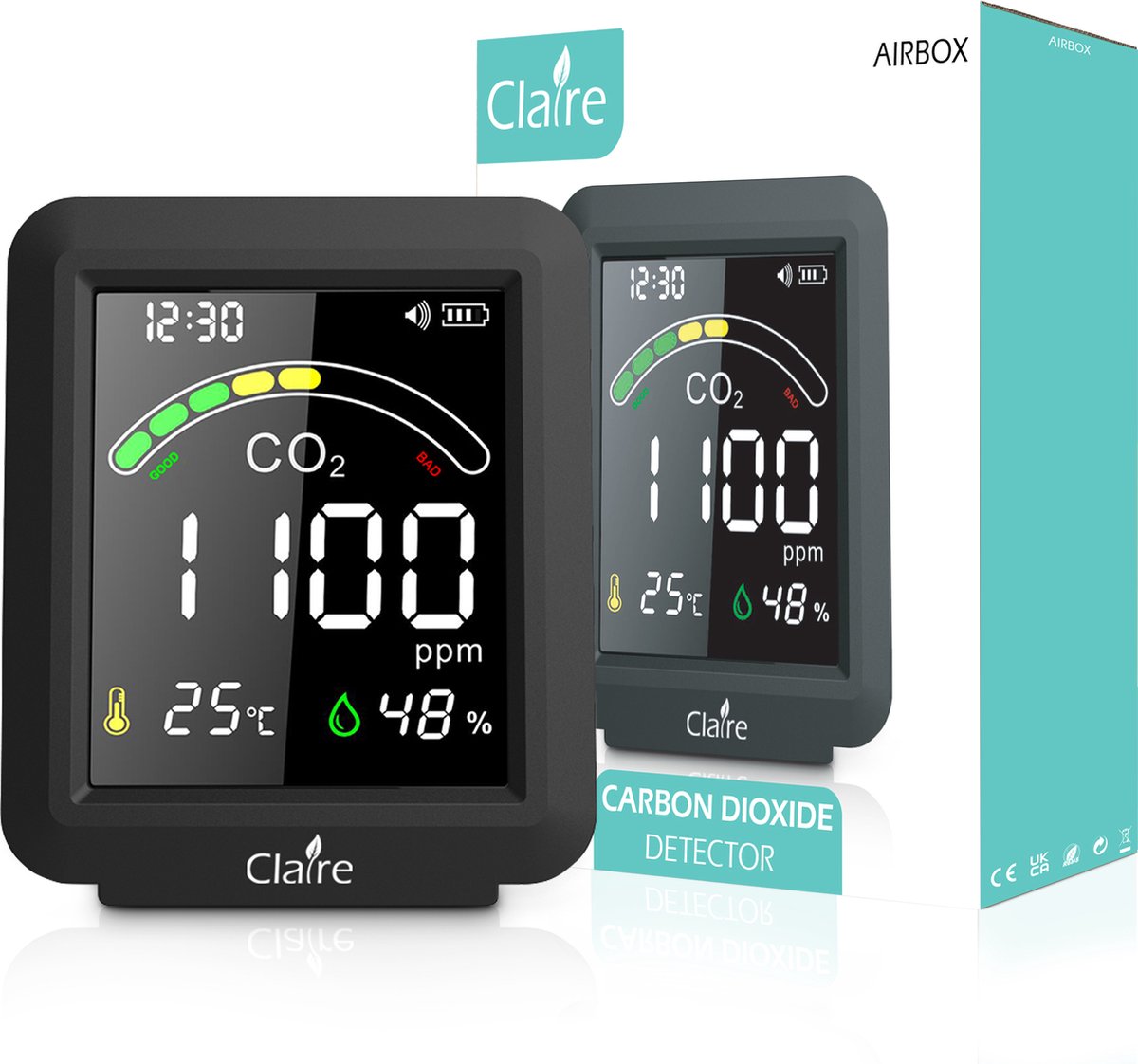 Claire Airbox CO2 meter review