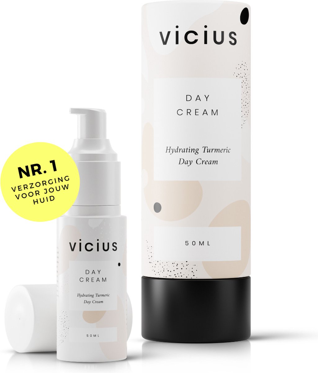 Vicius® - Dagcrème voor vrouwen - Moisturizer - Gezichtscrème - Anti rimpel - Pigmentvlekken creme - Verzorgingsproducten - Droge huid - 50 ml review