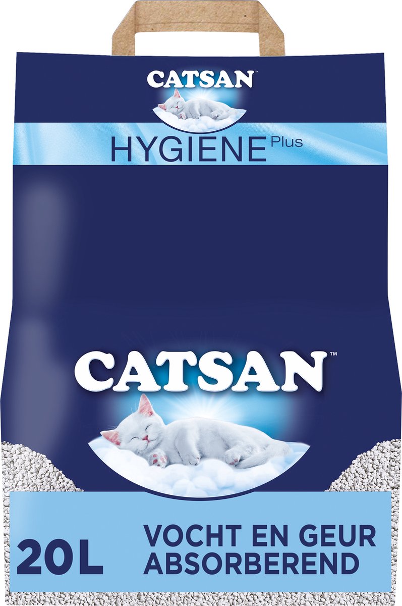 Catsan Hygiene Plus - Kattenbakvulling Geurabsorberend - 20 L review
