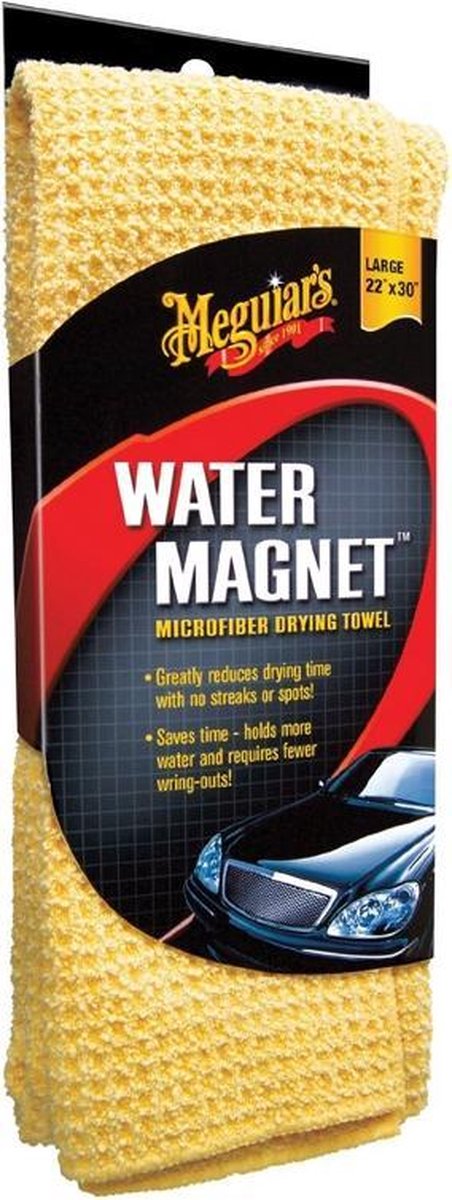Meguiar's Water Magnet - Schoonmaakdoek - 26x11 cm - Katoen - Krasvrij - Auto Schoonmaken review
